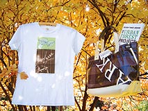 Leila Singleton Urban Forest Project t-shirt and totebag